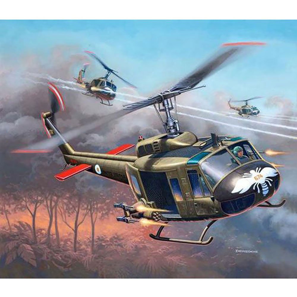 ITALERI 1/72 UH-1B HUEY WITH AUS. DECALS