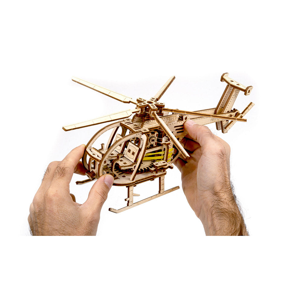 REVELL TINY ADVENTURES 1/30 HELICOPTER WOODEN MODEL KIT
