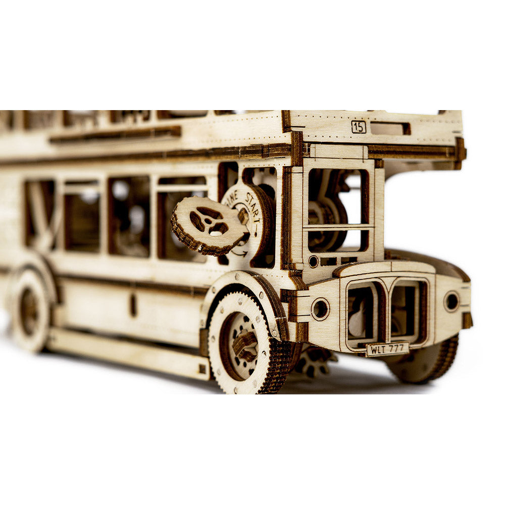 REVELL TINY ADVENTURES 1/40 LONDON BUS WOODEN MODEL KIT