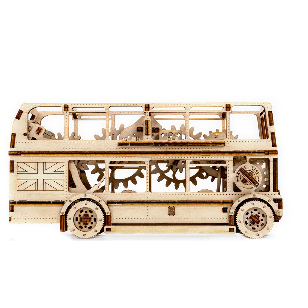 REVELL TINY ADVENTURES 1/40 LONDON BUS WOODEN MODEL KIT