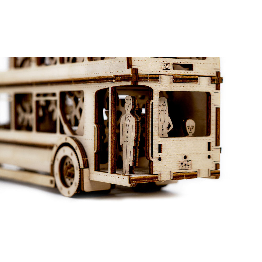 REVELL TINY ADVENTURES 1/40 LONDON BUS WOODEN MODEL KIT