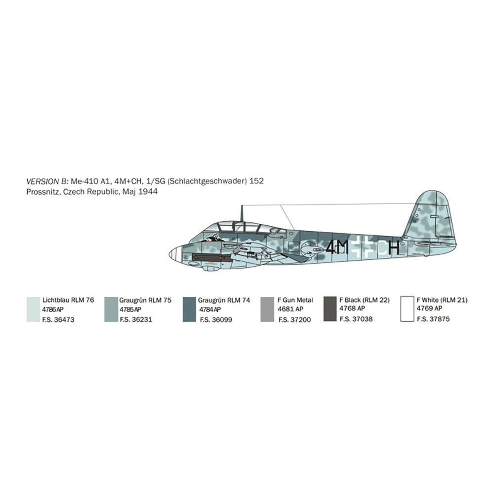 ITALERI 1/72 MESSERSCHMITT ME 410-A1