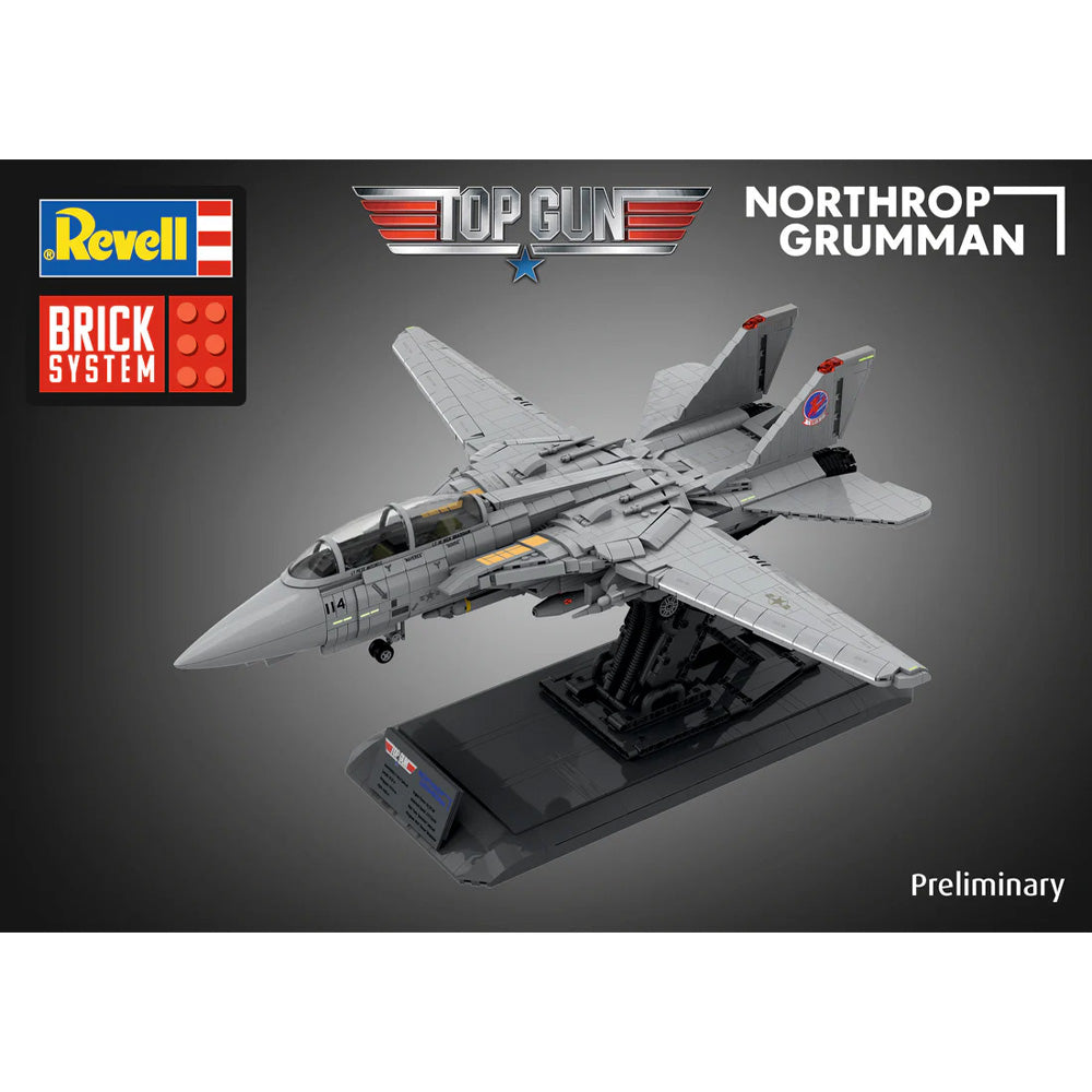 REVELL 1/32 MAVERICK'S F-14A TOMCAT "TOP GUN" - BRICK SYSTEM