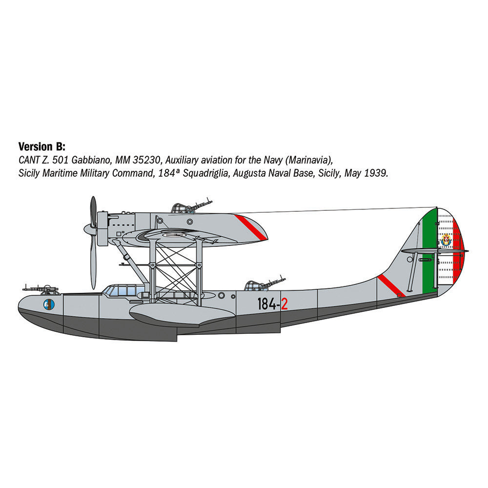 ITALERI 1/72 CANT Z.501 GABBIANO