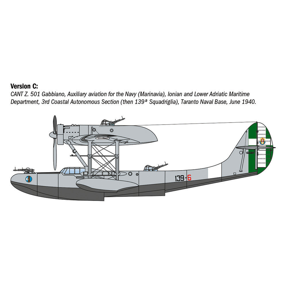 ITALERI 1/72 CANT Z.501 GABBIANO