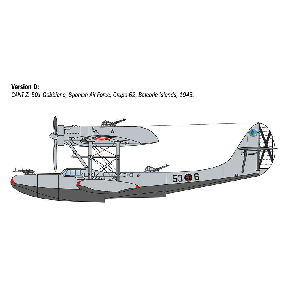 ITALERI 1/72 CANT Z.501 GABBIANO