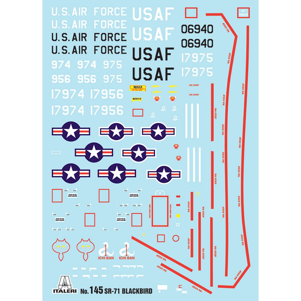 ITALERI 1/72 SR-71 BLACKBIRD W/DRONE