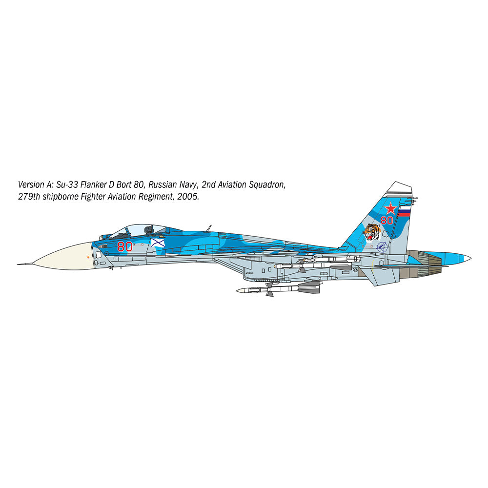 ITALERI 1/72 SU-27K/SU-33 SEA FLANKER