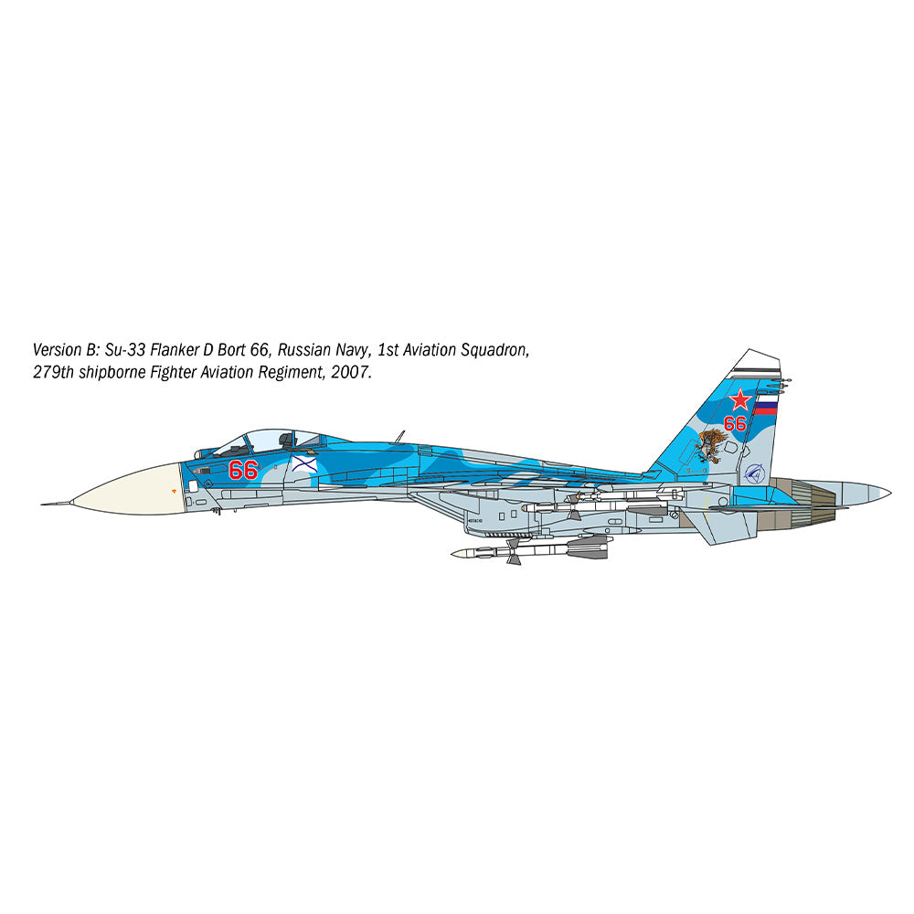 ITALERI 1/72 SU-27K/SU-33 SEA FLANKER