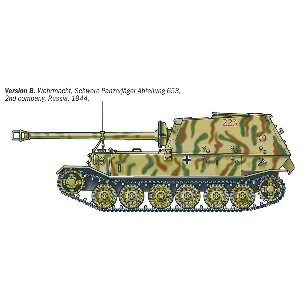 ITALERI 1/35 SD.KFZ. 184 PANZERJAGER TIGER (P) ELEFANT