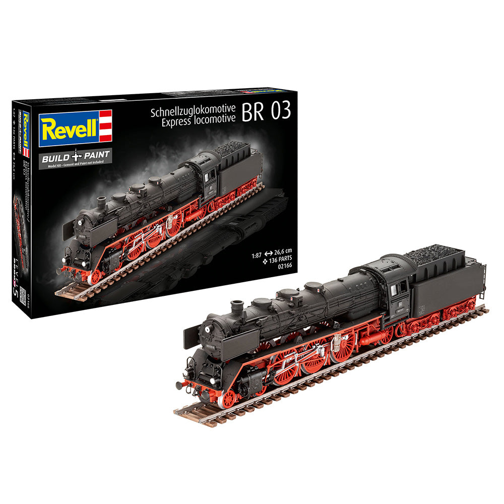 REVELL 1/87 EXPRESS LOCOMOTIVE BR03 AND TENDER