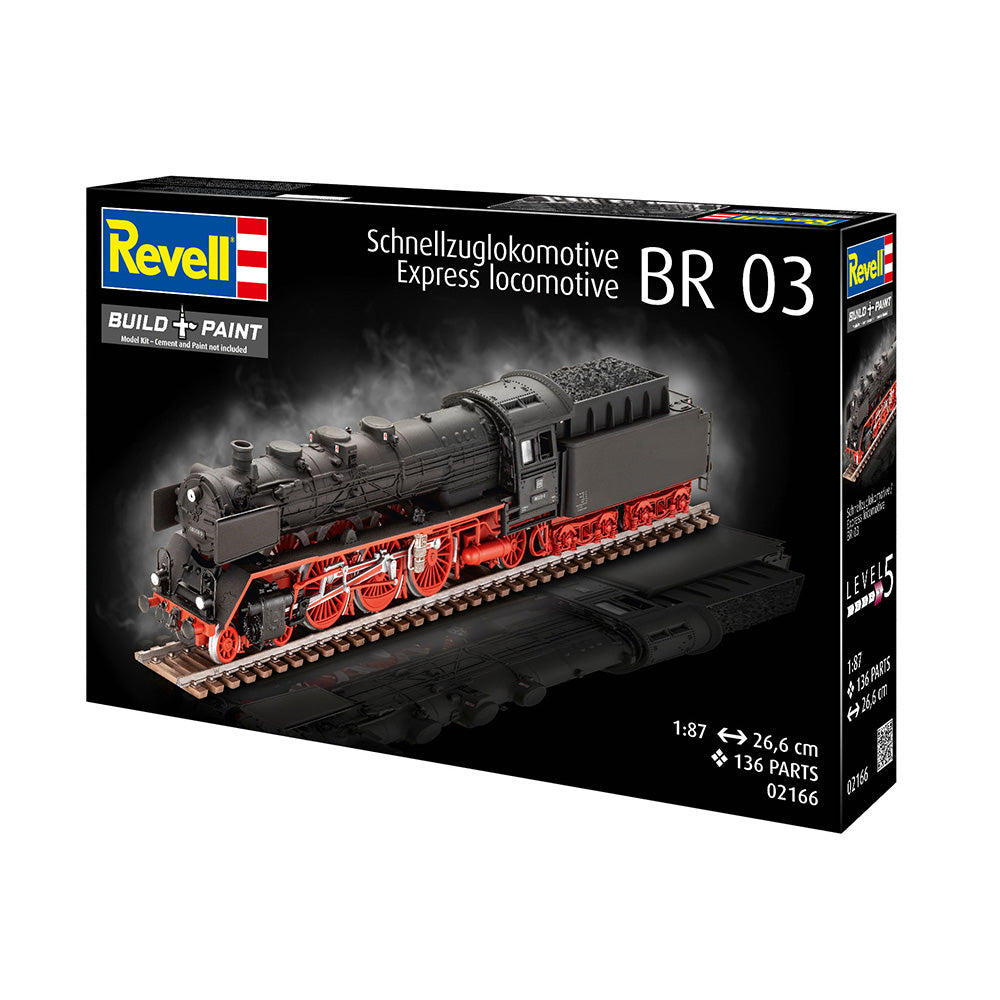REVELL 1/87 EXPRESS LOCOMOTIVE BR03 AND TENDER