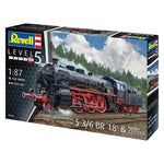 REVELL 1/87 EXPRESS LOCOMOTIVE S3/6 BR18(5) WITH TENDER 2-2-T