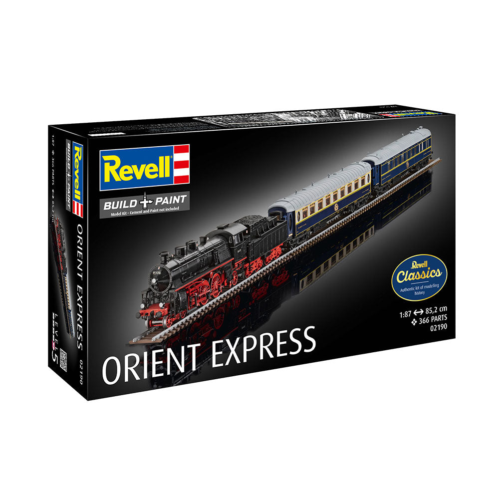 REVELL 1/87 ORIENT EXPRESS - COMPLETE TRAIN SET MODEL KIT