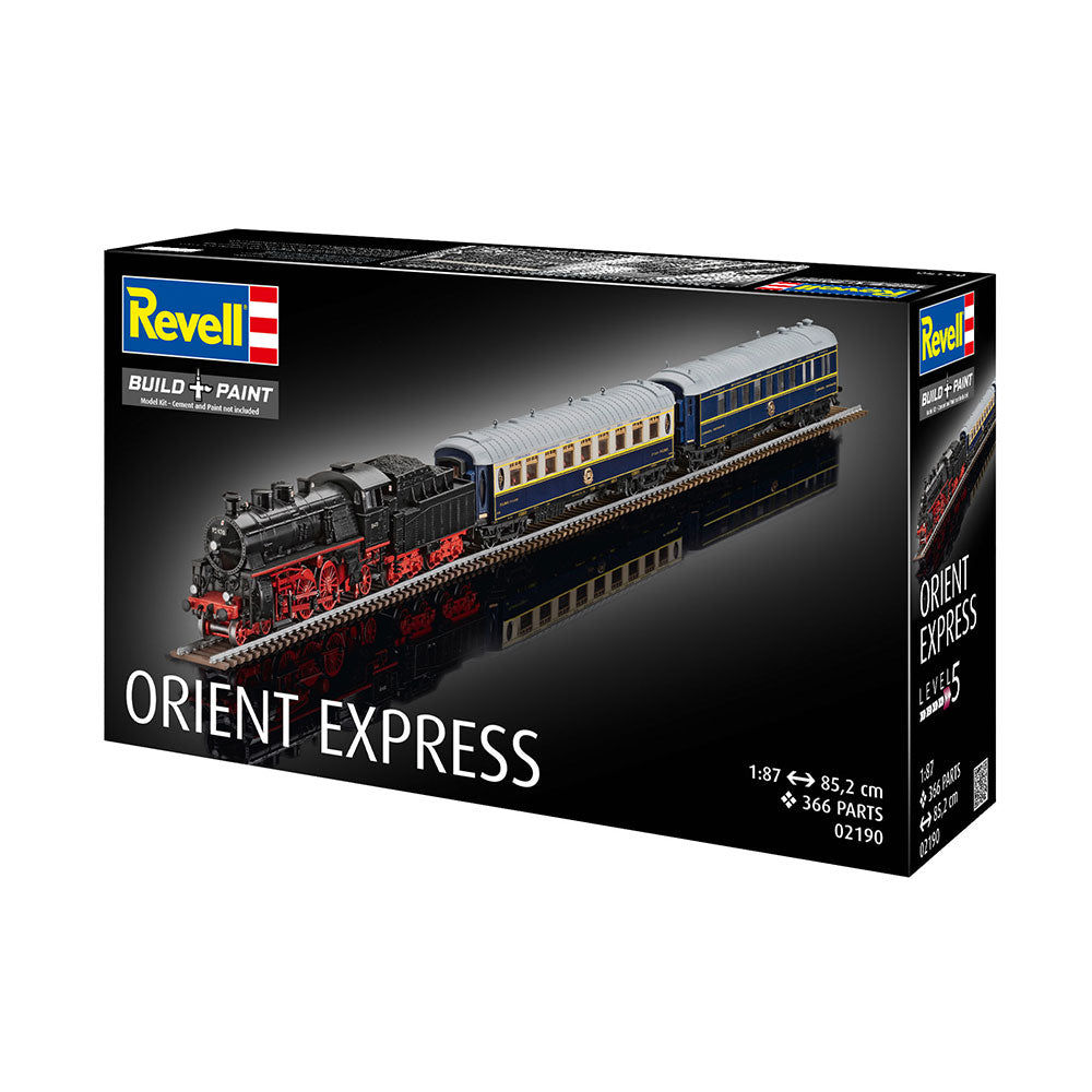REVELL 1/87 ORIENT EXPRESS - COMPLETE TRAIN SET MODEL KIT