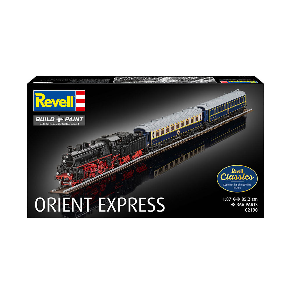 REVELL 1/87 ORIENT EXPRESS - COMPLETE TRAIN SET MODEL KIT
