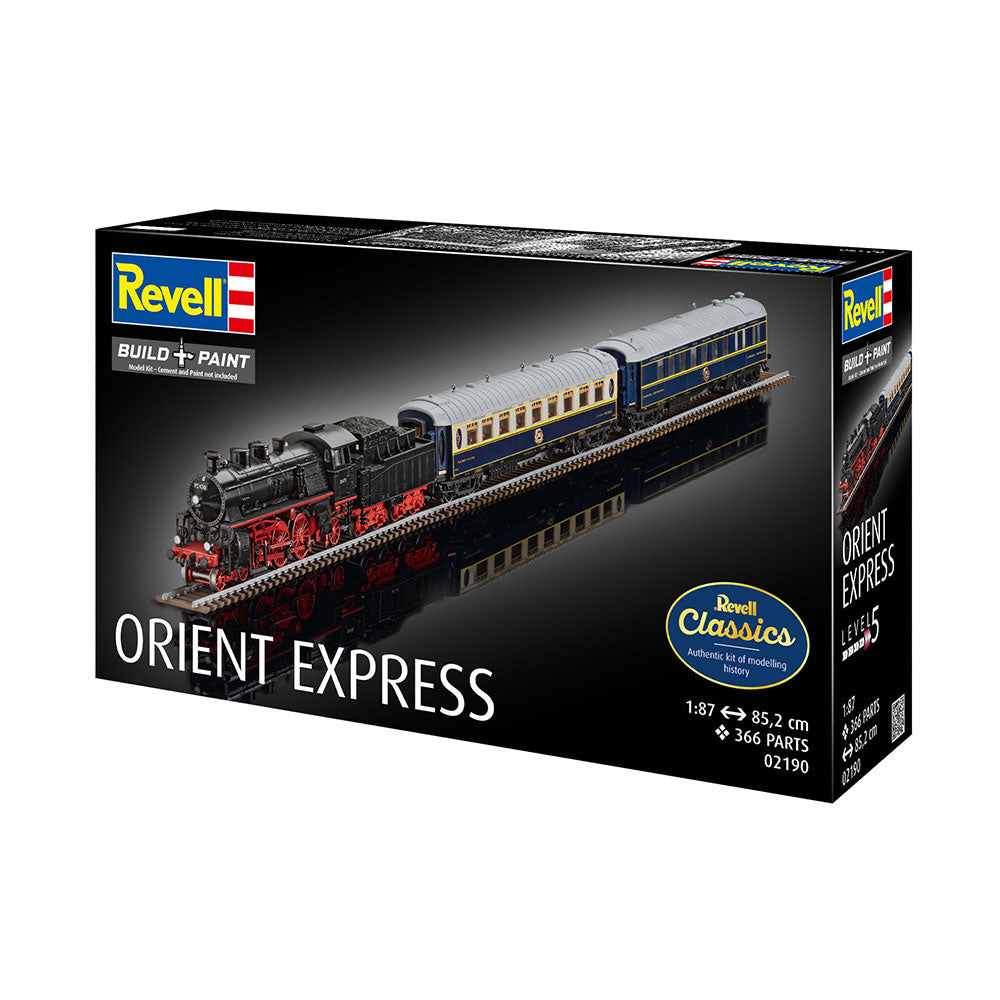REVELL 1/87 ORIENT EXPRESS - COMPLETE TRAIN SET MODEL KIT
