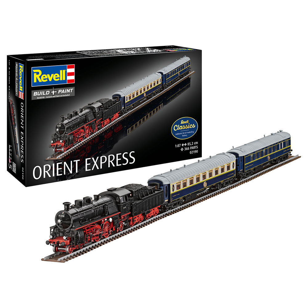 REVELL 1/87 ORIENT EXPRESS - COMPLETE TRAIN SET MODEL KIT