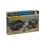 ITALERI 1/35 250GAL.S TANK TRAILER - M101 CARGO TRAILER