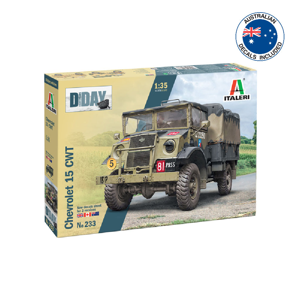 ITALERI 1/35 CHEVROLET 15 CWT "D-DAY 80TH ANNIVERSARY" WITH AUS.DECALS