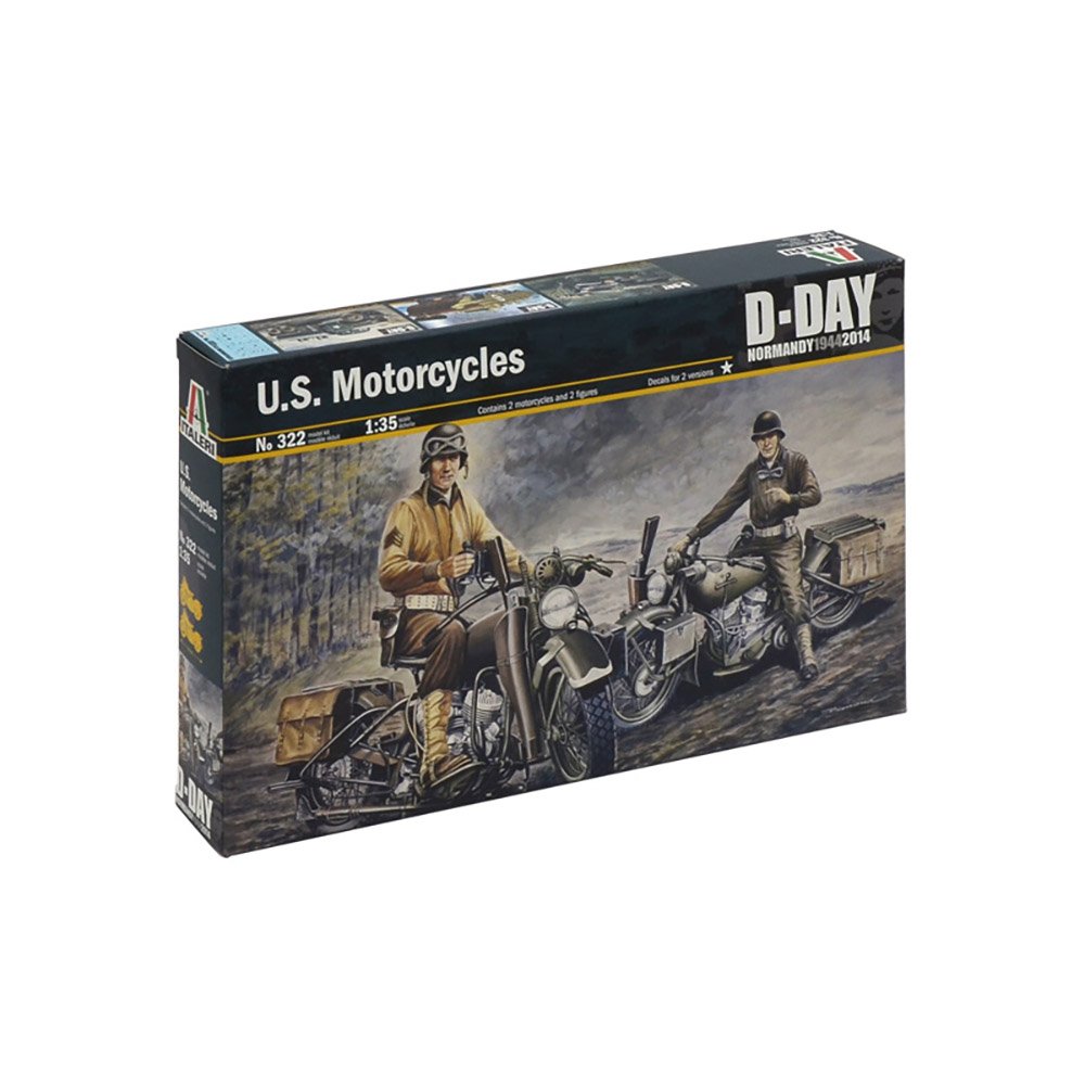 ITALERI 1/35 U.S. MOTORCYCLES WWII