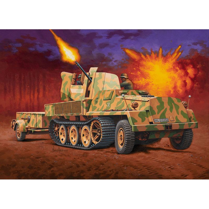 REVELL 1/72 SWS WITH FLAK43 AND SD.AH58 AMMO TRAILER