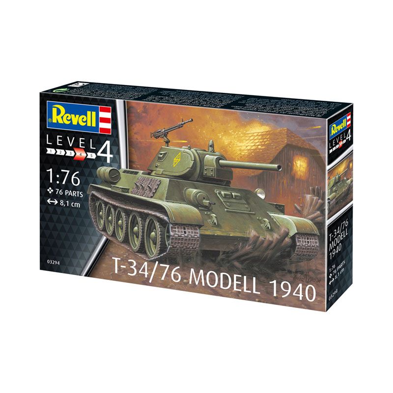 REVELL 1/76 T-34/76 MODEL 1940