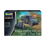 REVELL 1/76 KRUPP PROTZE KFZ 69 WITH 3.7CM PAK
