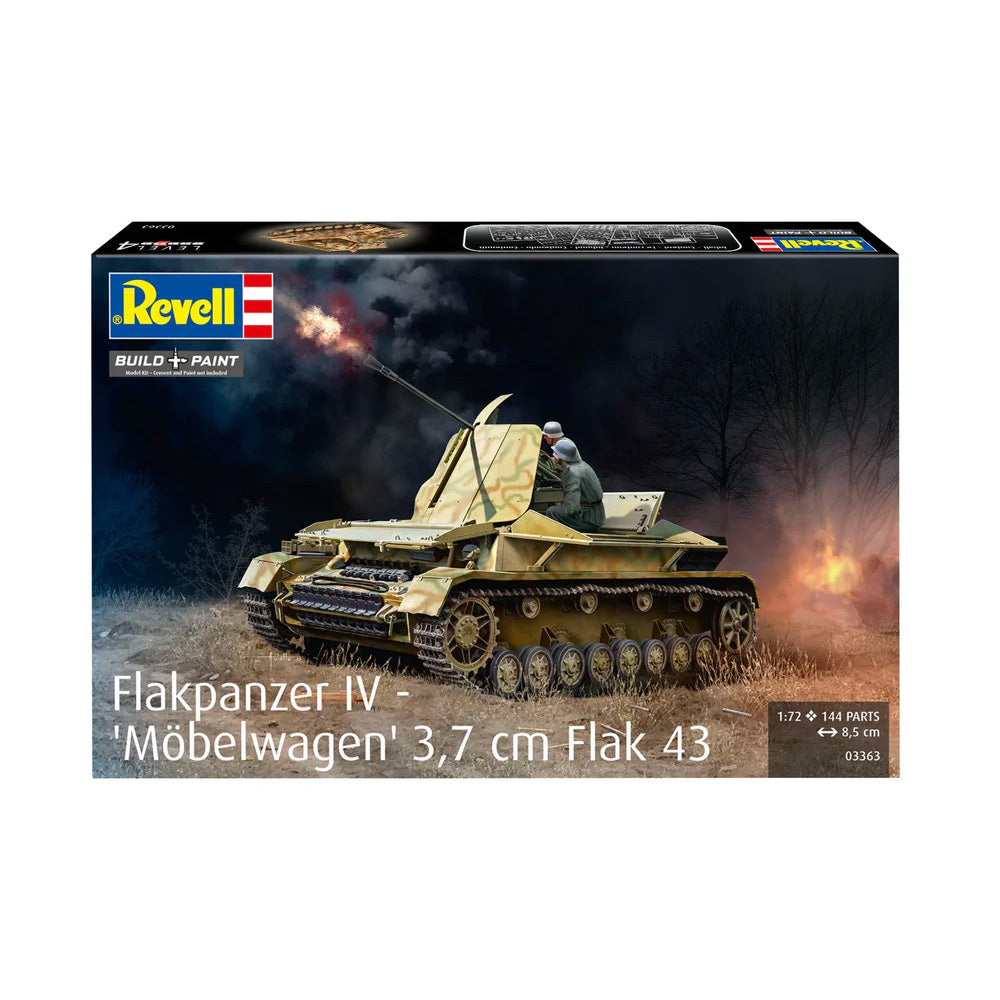 REVELL 1/72 FLAKPANZER IV MOBELWAGEN 3.7CM FLAK 43