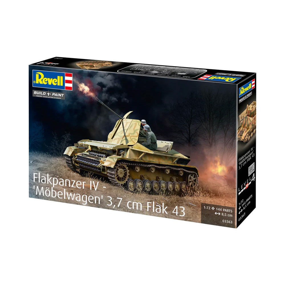 REVELL 1/72 FLAKPANZER IV MOBELWAGEN 3.7CM FLAK 43