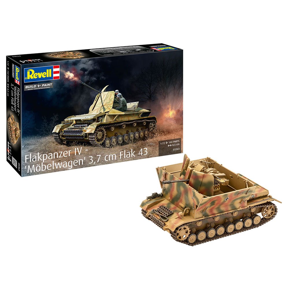 REVELL 1/72 FLAKPANZER IV MOBELWAGEN 3.7CM FLAK 43