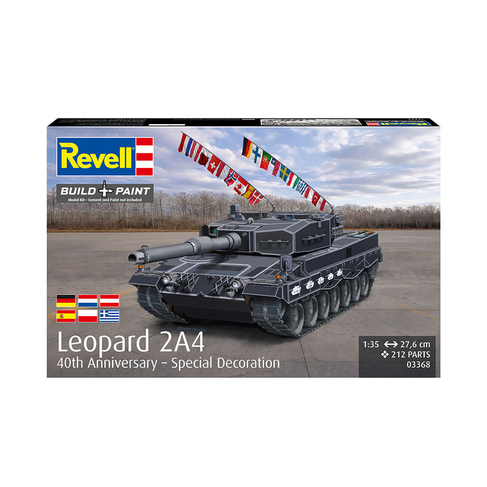 REVELL 1/35 LEOPARD 2A4 - SPECIAL DECORATION 40TH ANNIVERSARY