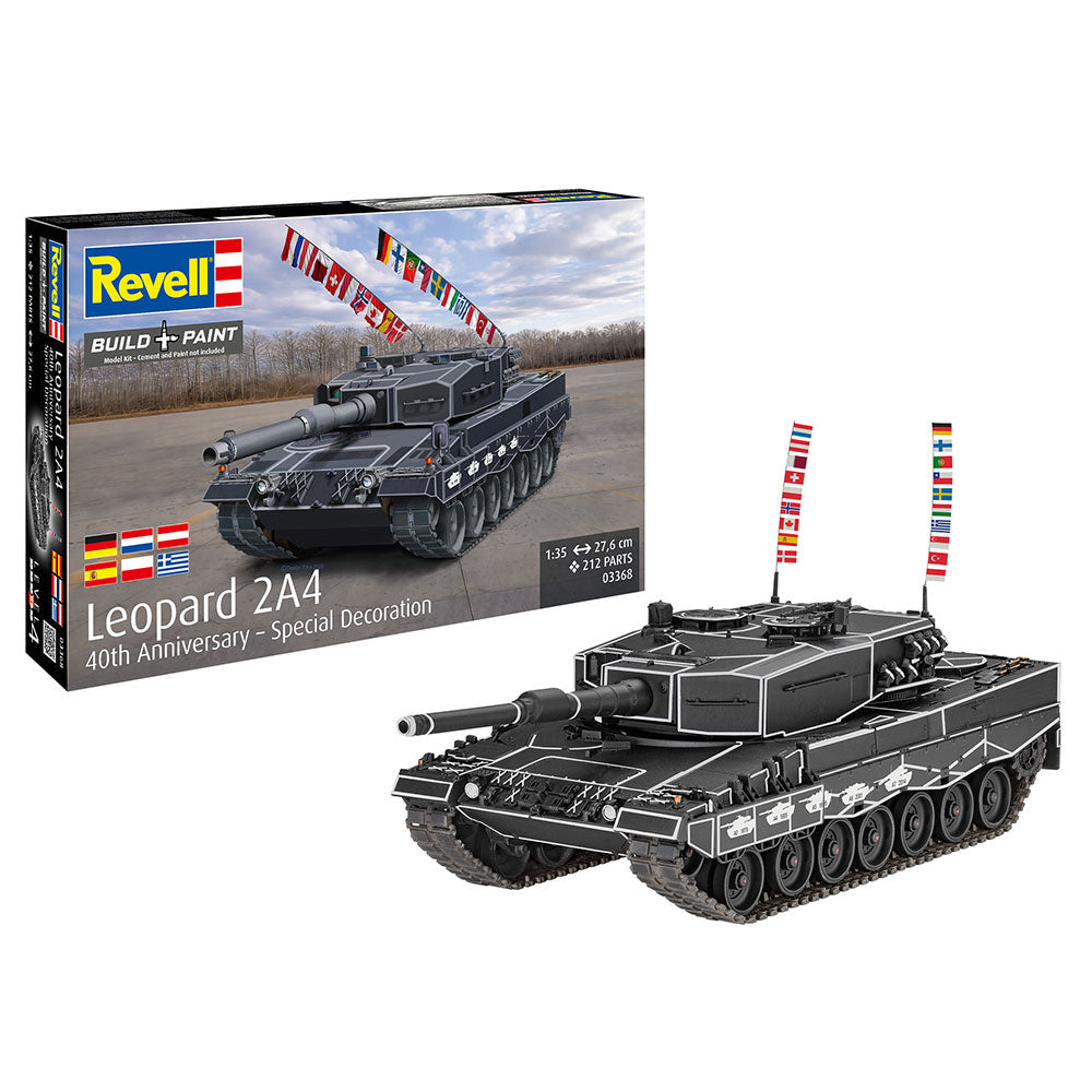 REVELL 1/35 LEOPARD 2A4 - SPECIAL DECORATION 40TH ANNIVERSARY