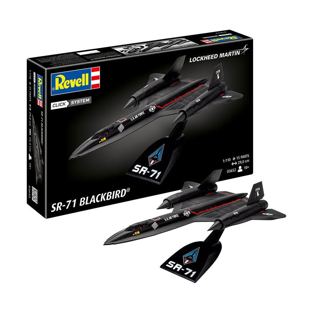 REVELL 1/110 LOCKHEED SR-71 BLACKBIRD CLICK SYSTEM