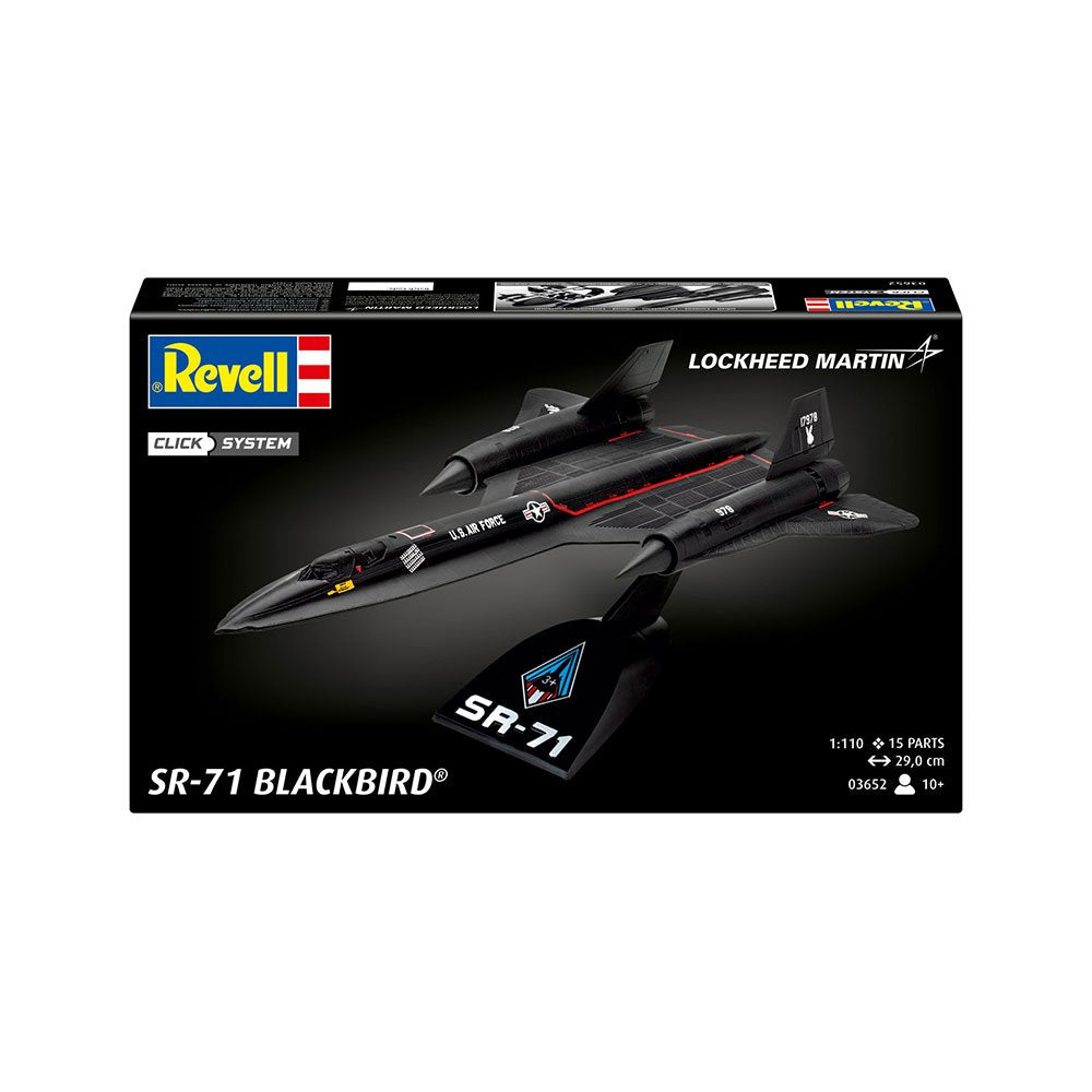 REVELL 1/110 LOCKHEED SR-71 BLACKBIRD CLICK SYSTEM