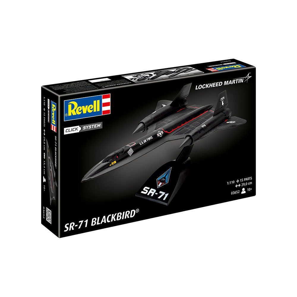 REVELL 1/110 LOCKHEED SR-71 BLACKBIRD CLICK SYSTEM