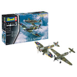 REVELL 1/72 COMBAT SET MESSERSCHMITT BF109 G-10 AND SPITFIRE MK.V