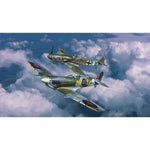 REVELL 1/72 COMBAT SET MESSERSCHMITT BF109 G-10 AND SPITFIRE MK.V