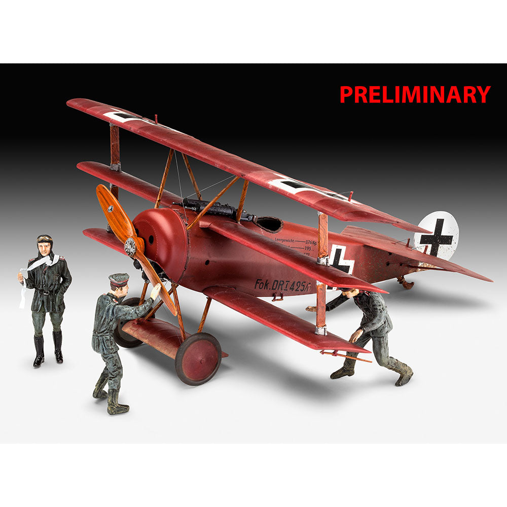 REVELL 1/28 FOKKER TRIPLANE DR.1 - 75 YEARS OF PLASTIC MODELLING