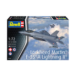 REVELL 1/72 LOCKHEED MARTIN F-35A LIGHTNING II WITH AUS. DECALS