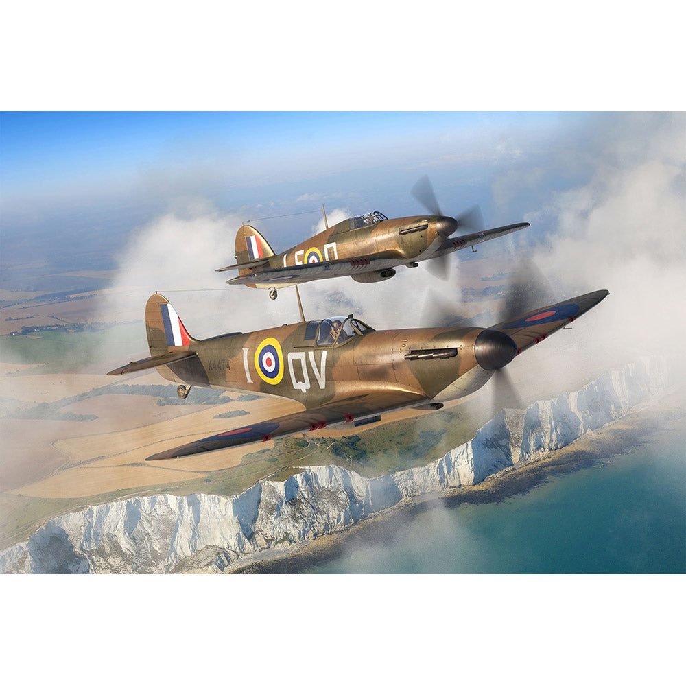 REVELL 1/144 SUPERMARINE SPITFIRE MK.IA AND HAWKER HURRICANE MK.I