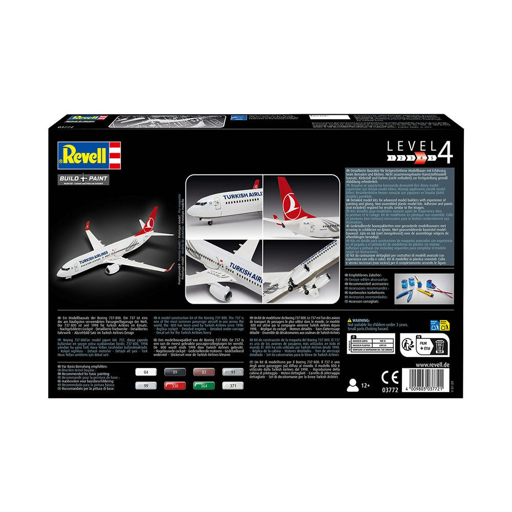 REVELL 1/144 BOEING 737-800 TURKISH AIRLINES