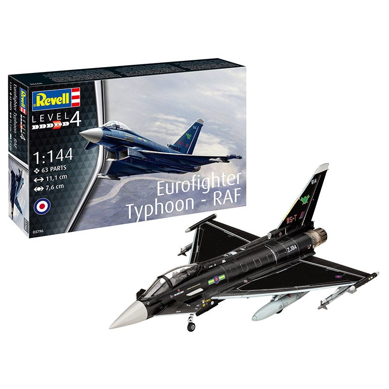 REVELL 1/144 EUROFIGHTER TYPHOON RAF