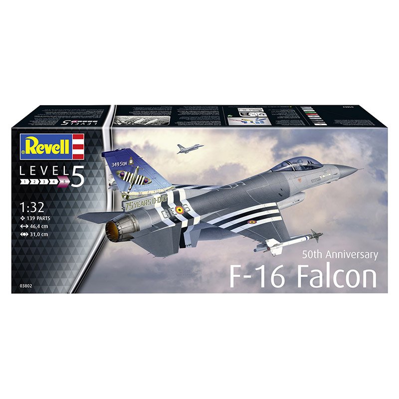 REVELL 1/32 F-16 FALCON 50TH ANNIVERSARY