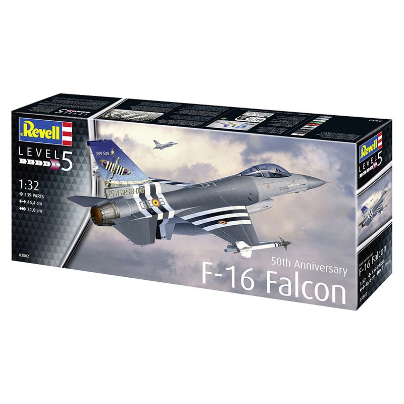 REVELL 1/32 F-16 FALCON 50TH ANNIVERSARY
