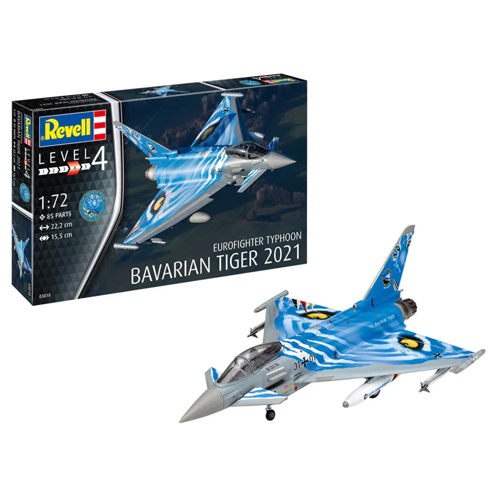 REVELL 1/72 EUROFIGHTER TYPHOON BAVARIAN TIGER 2021