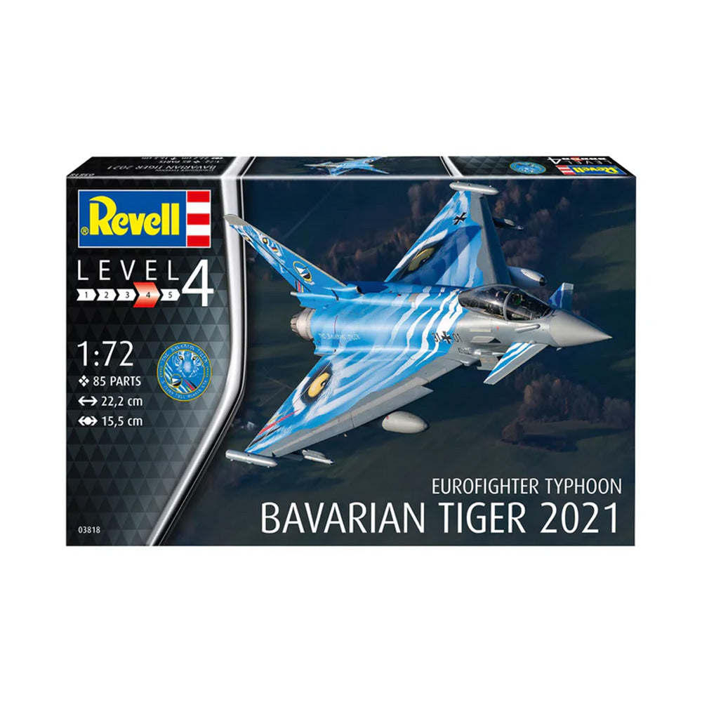 REVELL 1/72 EUROFIGHTER TYPHOON BAVARIAN TIGER 2021