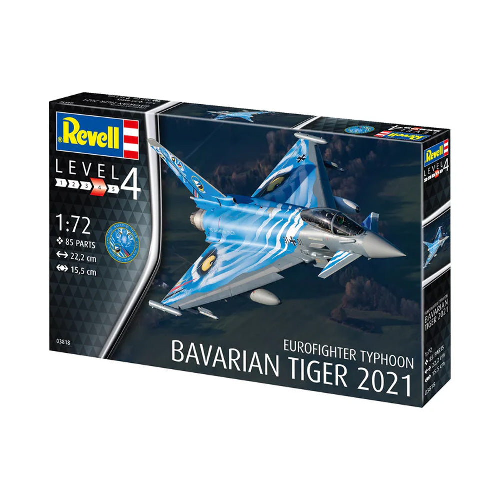 REVELL 1/72 EUROFIGHTER TYPHOON BAVARIAN TIGER 2021