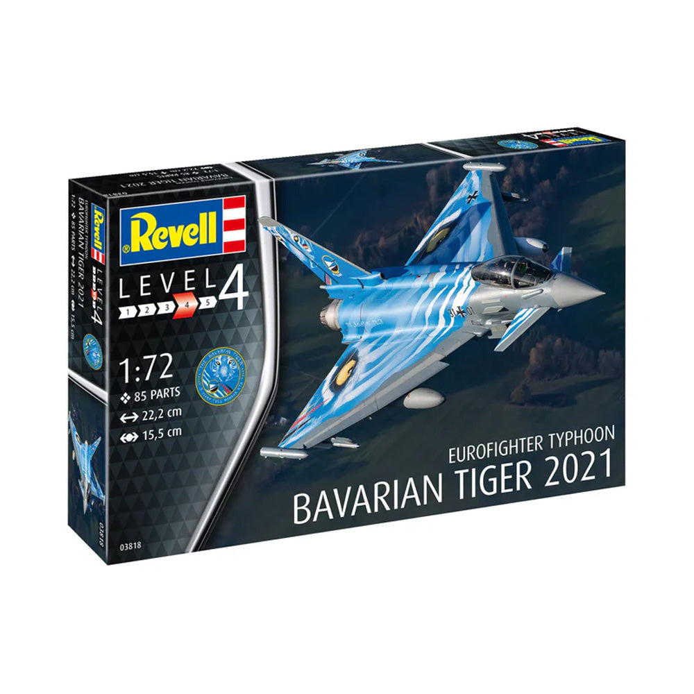REVELL 1/72 EUROFIGHTER TYPHOON BAVARIAN TIGER 2021