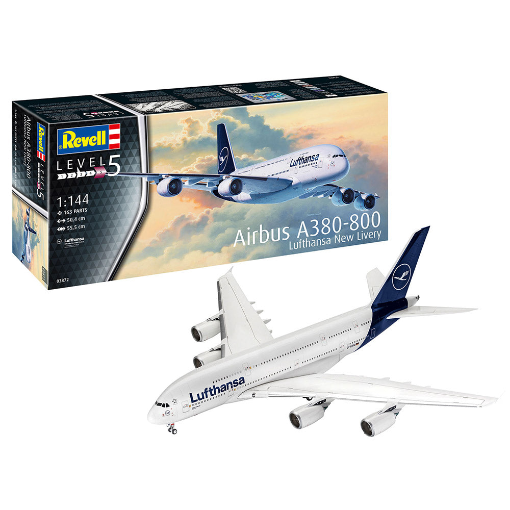 REVELL 1/144 AIRBUS A380-800 LUFTHANSA NEW LIVERY